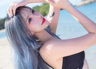 看花リリ(Plant Lily)的泳衣原图，真放飞自我，完全免费，没啥好气的